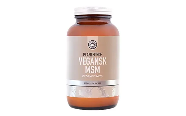 Msm Plantforce 800 Mg - 200 Kapsler