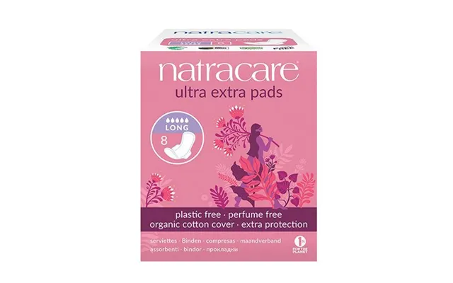 Natracare Bind 8 Stk Long Ultra Extra M. Vinger - 1pk.