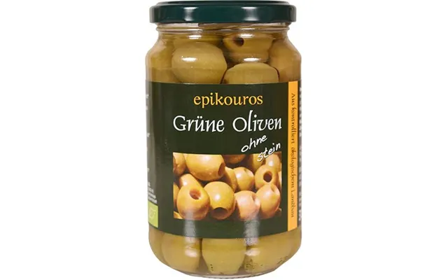 Oliven Grønne U.sten Græsk Øko. - 315 Gram