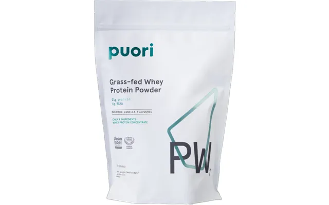 Puori Pw1 Grass-fed Whey Proteinpulver Med Bourbon Vanilje - 900 Gram