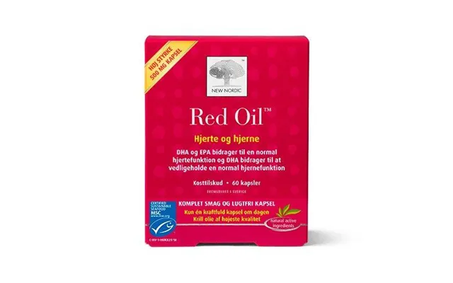Red Oil Omega-3 Krill Olie - 60 Kapsler