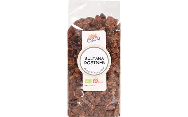 Rosiner Lyse Sultana Øko. - 500 Gram