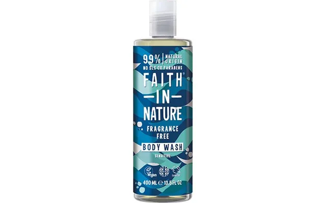 Showergel Fragrance Free Faith In Nature - 400 Ml.