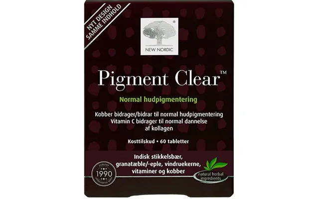Skin Car Pigment Clear 60 Tabletter