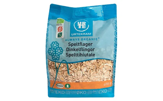 Spelt Flager Økologisk - 400 Gram