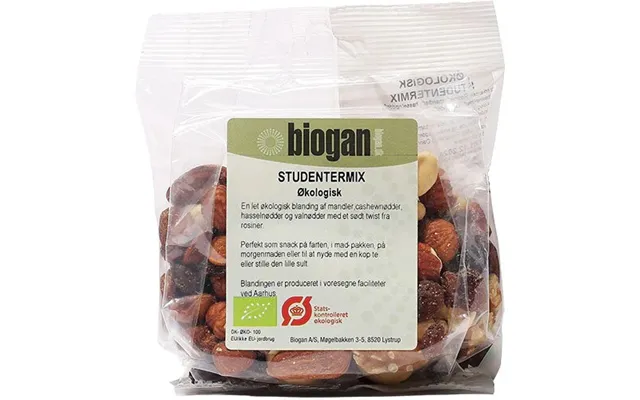 Studentermix Økologisk - 140 Gram