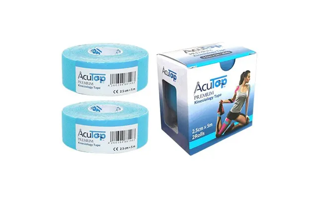 Terapeutisk Tape Blå 2,5cmx5 M - 2 Ruller