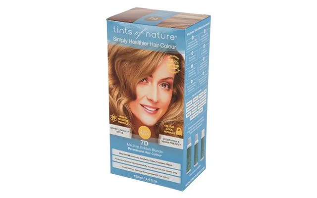 Tints Of Nature Hårfarve 7d Medium Golden - 120 Ml.
