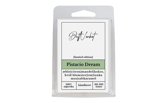 Limited Edition Pistacio Dream - Plade 60-100 Timers Duft