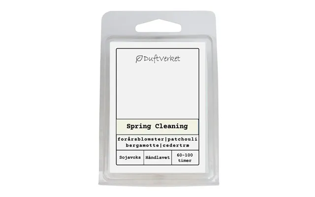 Spring Cleaning - Plade 60-100 Timers Duft