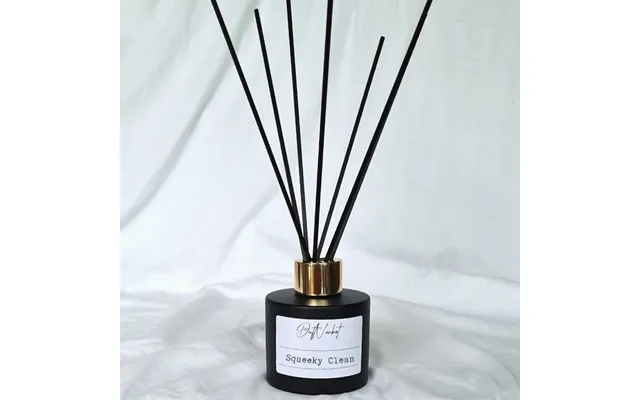 Squeeky Clean Duftpinde Og Refills - Sort Diffuser Med Sorte Pinde