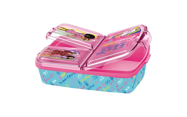 Barbie Madkasse - Børnemadpakke Med 3 Rum
