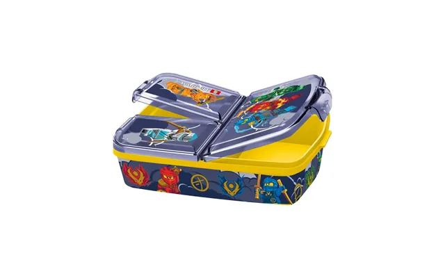 Lego Ninjago Madkasse - Børnemadpakke Med 3 Rum