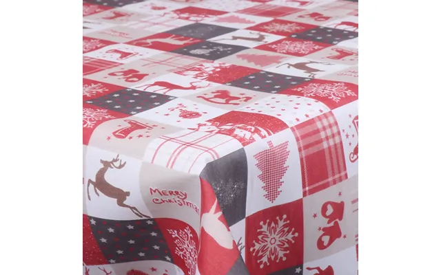 Tekstil Voksdug - Ternet Med Forskellige Julemotiver