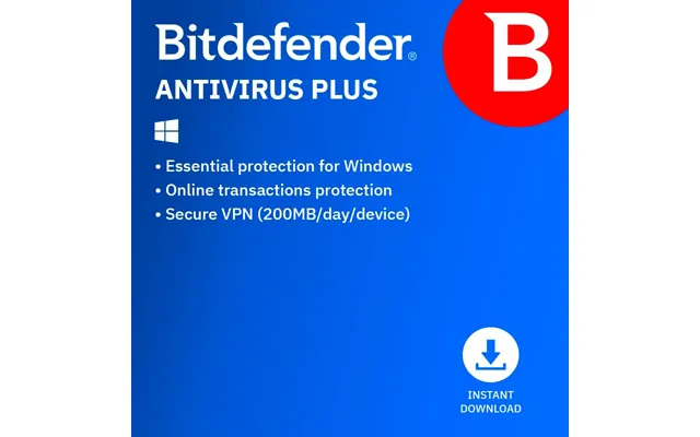 Bitdefender Antivirus Plus - 5 Enheder 2 År