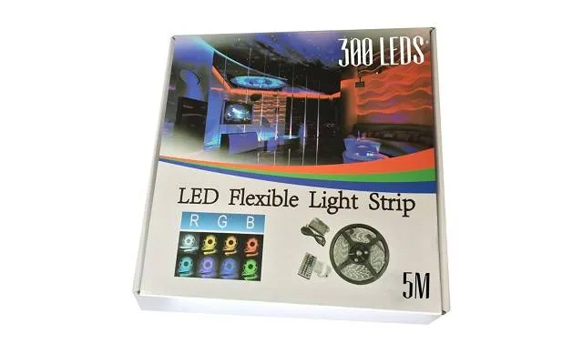 60 Led Pr. Meter. Rgb Led Strip På 5 Meter - Giver Ekstra Meget Lys