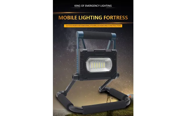 Led Arbejdslampe, Håndværker Lampe, Camping Lampe, Udendørs Indendørs Reparationer - Easylight