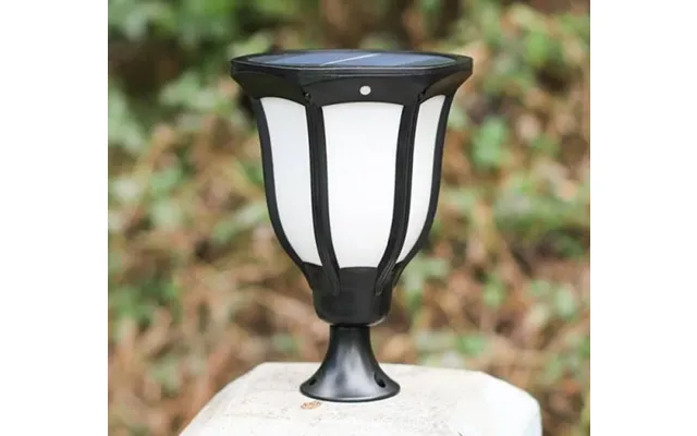 Led Bedlampe Med Gult Og Farvet Lys - Perfekt Til Haven