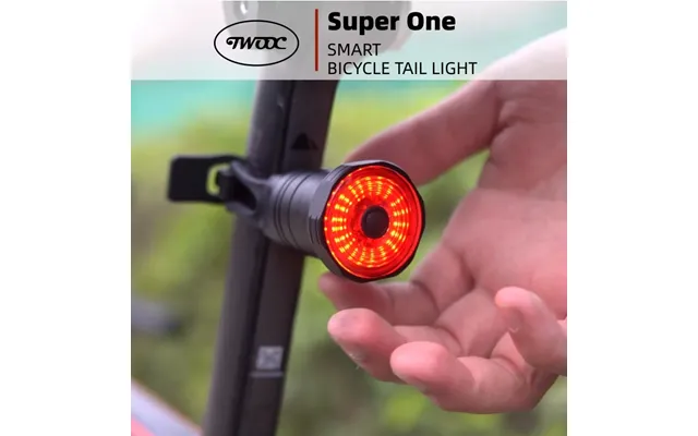 Super One Cykel Baglygte Med Bremselys - Easylight.dk