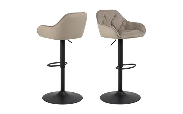 Brooke Barstol Velour Drejefunktion Beige