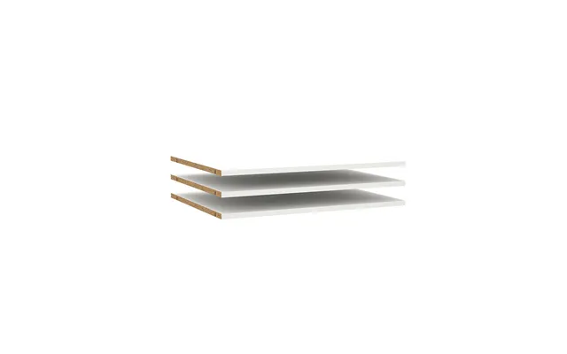 Catania 3 Hylder 71,25cm Til 240cm Klædeskab Hvid
