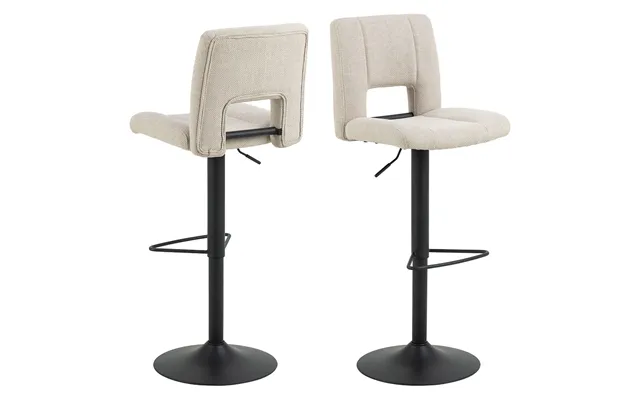 Sylvia Barstol Højdejusterbar Drejefunktion Beige
