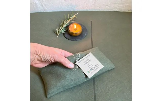 Leaf Linen Øjenpude Med Lavendel Og Økologiske Rapsfrø