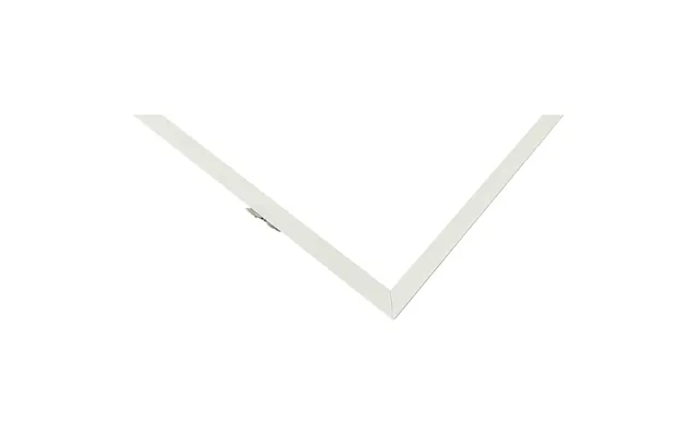 120x30 Led Panel Indbygningsramme - Troldtekt Kompatibel, Hvid Kant