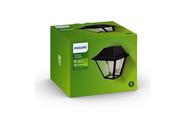 Alpenglow Wall Lantern Black 1x42w 230v