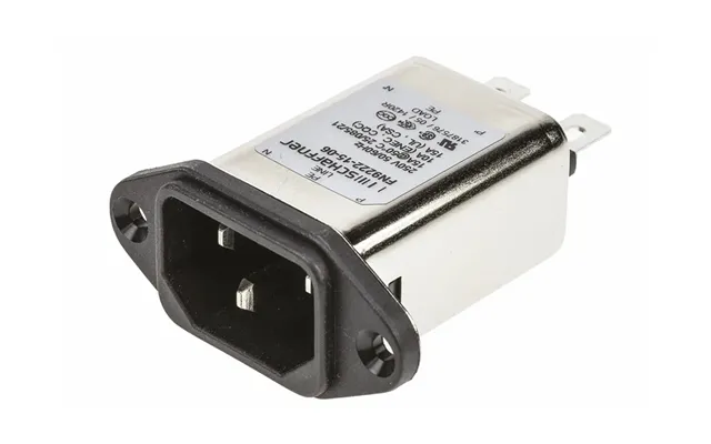 Apparatfatning M. Emi Emc Netfilter - C14, 250v 15a