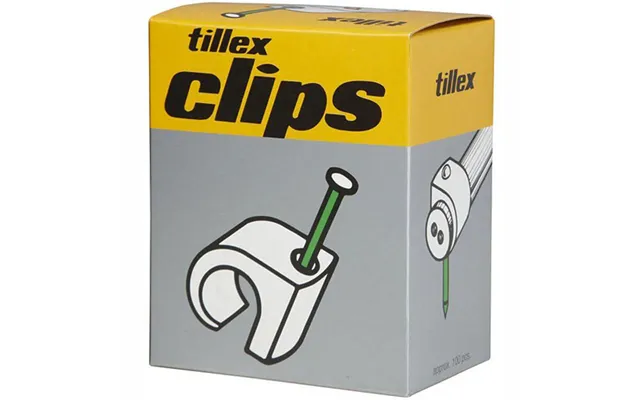 Clips 3-5 20mm Sømlængde Hvid - 100 Stk.