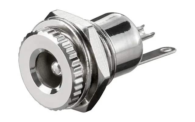 Dc Fatning - 5,5 X 2,5mm, Til Kabinet, Loddeflige