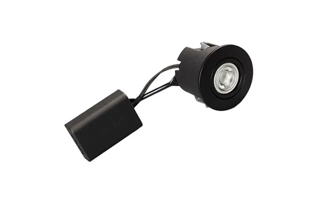 Diospot Opti Out Rund Sort Diolux E6 930 245lm