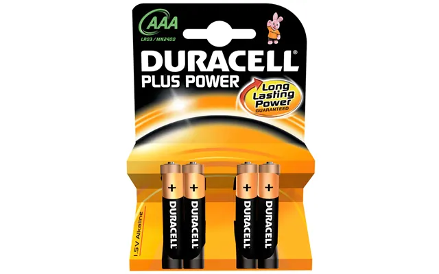 Duracell Batteri Plus 1,5v Aaa Lr03 4pk