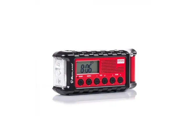 Er300 Nødradio - Am Fm Radio, 2200mah Powerbank, Sos