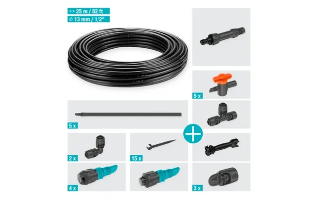 Gardena Micro-drip-system Grøntsags- Blomsterbedssæt 60m2