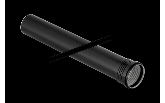 Geberit Silent Pp Rør Ø75 X 500 Mm - 1 Muffe