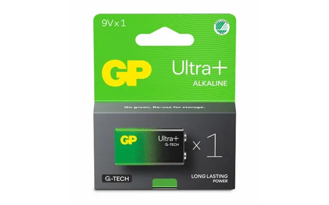 Gp Ultra Plus Alkaline 9v Batt. 6lf22 1-pak