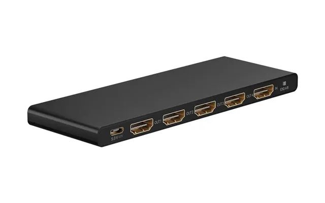 Hdmi 2.0 Splitter - 1 Ind Til 4 Ud, 4k 60hz, Hdcp