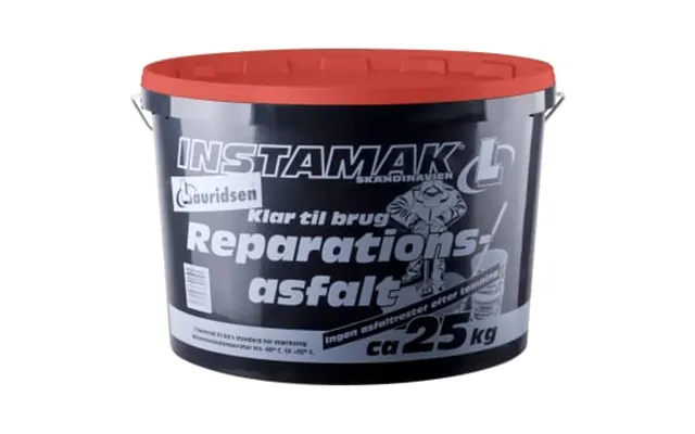 Instamak Reparationsasfalt 25 Kg - 0-5 Mm