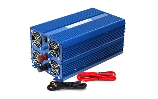 Inverter - 12vdc Til 230vac 2000w, Ren Sinus, 2xpin-earth