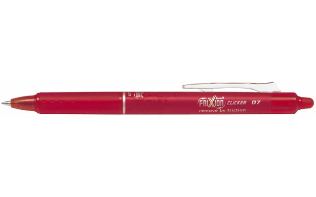 Kuglepen Pilot Frixion Clicker Rød Medium 0,7