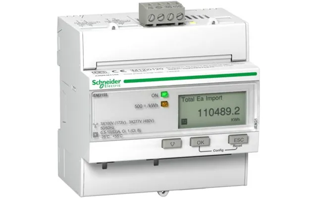 Kwh-måler 3p N 400v 63a Tarif M