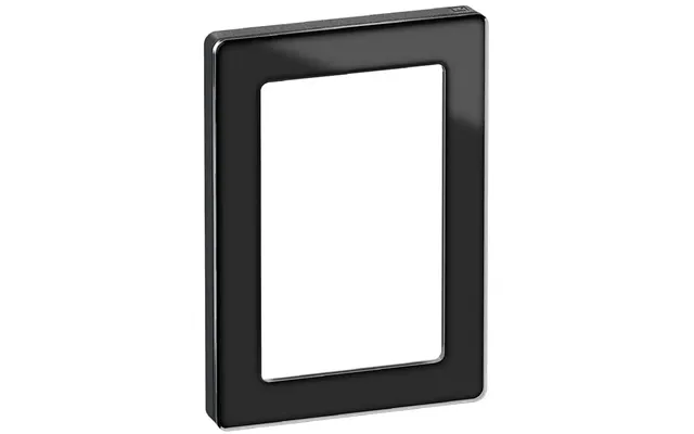 Lk Fuga Ramme Pure 66 Glas 1 M - Sort