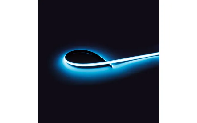 Lyseblå Dot-free Cob-led Strip - 5m, Ip20, 240 Led Pr. Meter, 24v, 9w M Led-bånd