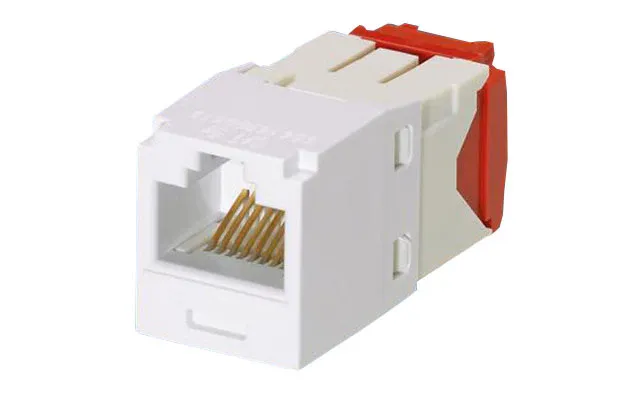 Modular Jack Kat5e Utp Mini Com G - Hvid