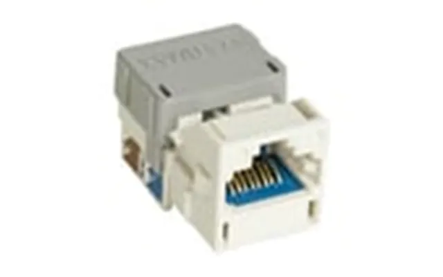Modular Jack Kat6a U Mgs600 Hvid Pk100