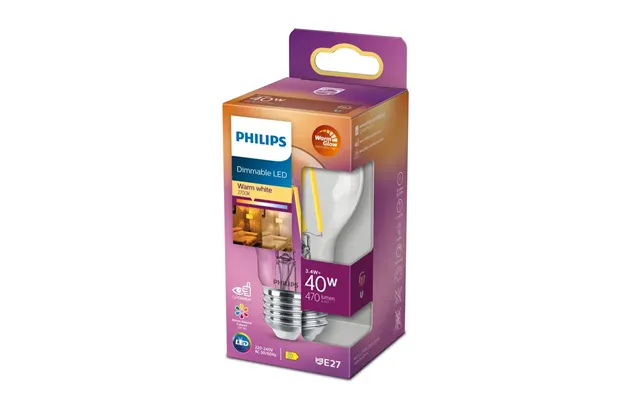 Philips Led Dim 3,4w 40w E27 2200-2700k 470lm