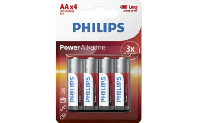 Philips Power Alkaline Batteri - Aa Lr6