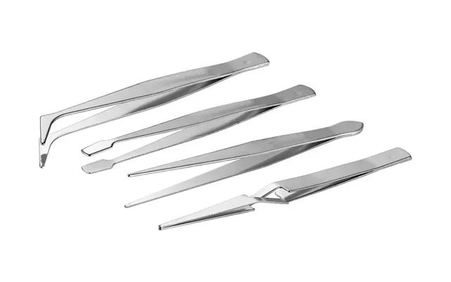 Pincetsæt - Antimagnetisk Rustfri Stål, 4 Stk.